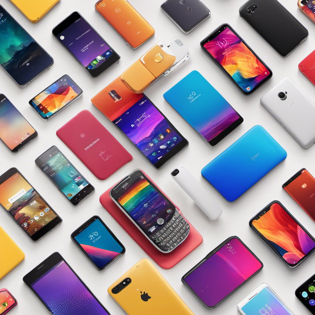 An illustration showing a spectrum of users' different smartphone needs, from photography, gaming, business use, to casual browsing