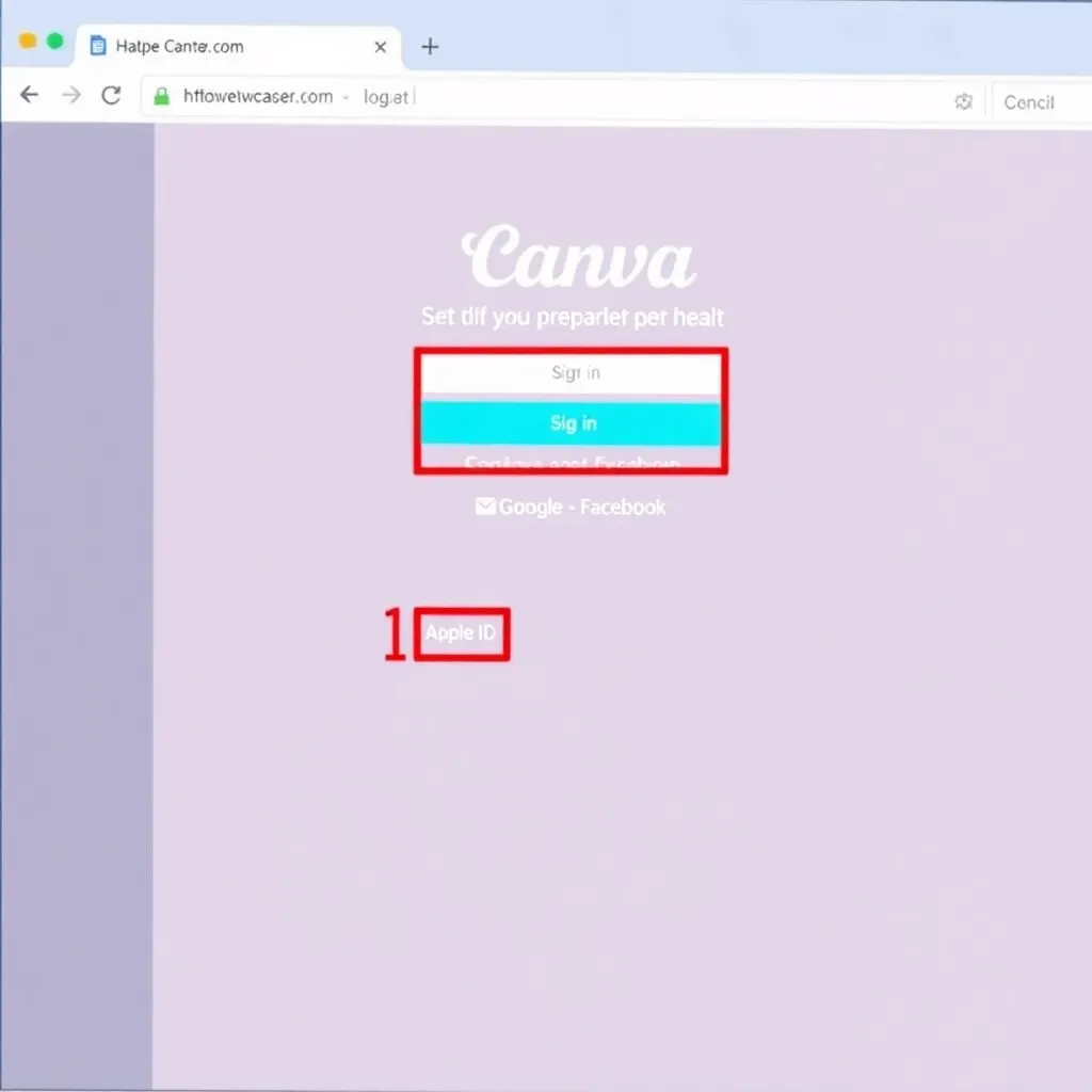 Canva login issues